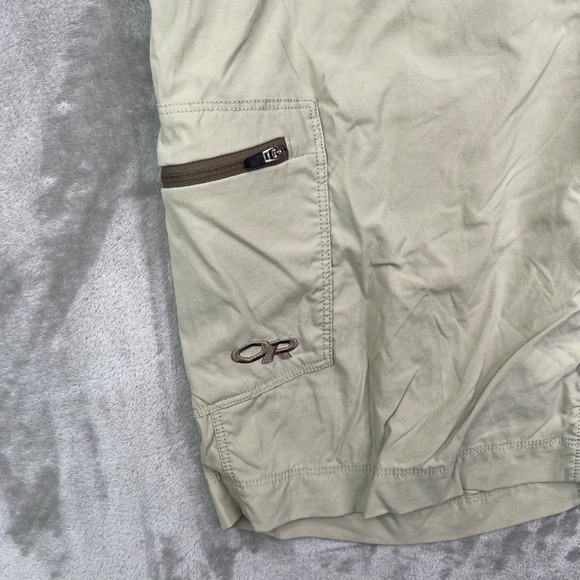 Outdoor Research Equinox Shorts Mens 32 Kahki Cargo Gorpcore Outdoors 11" Inseam - Picture 5 of 14